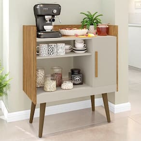 Bancada Aparador Café Com Porta Lincon Cinamomo-off-white