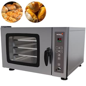 Forno Turbo Convector 72 L Para Pão Inox WHP-80 Wictory