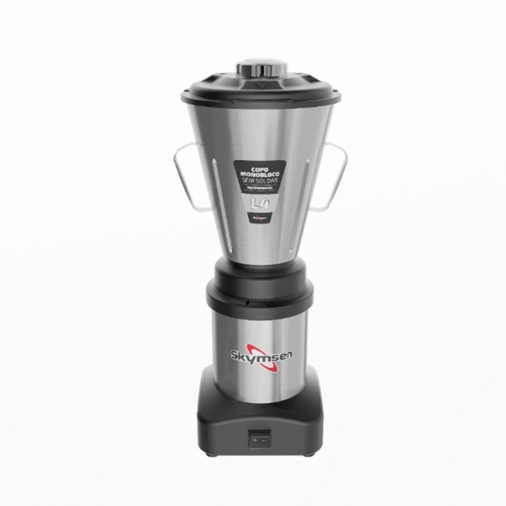Liquidificador Industrial Monobloco Inox 4l Baixa Rotação 0,5cv L4 Bivolt - Skymsen 70980.8