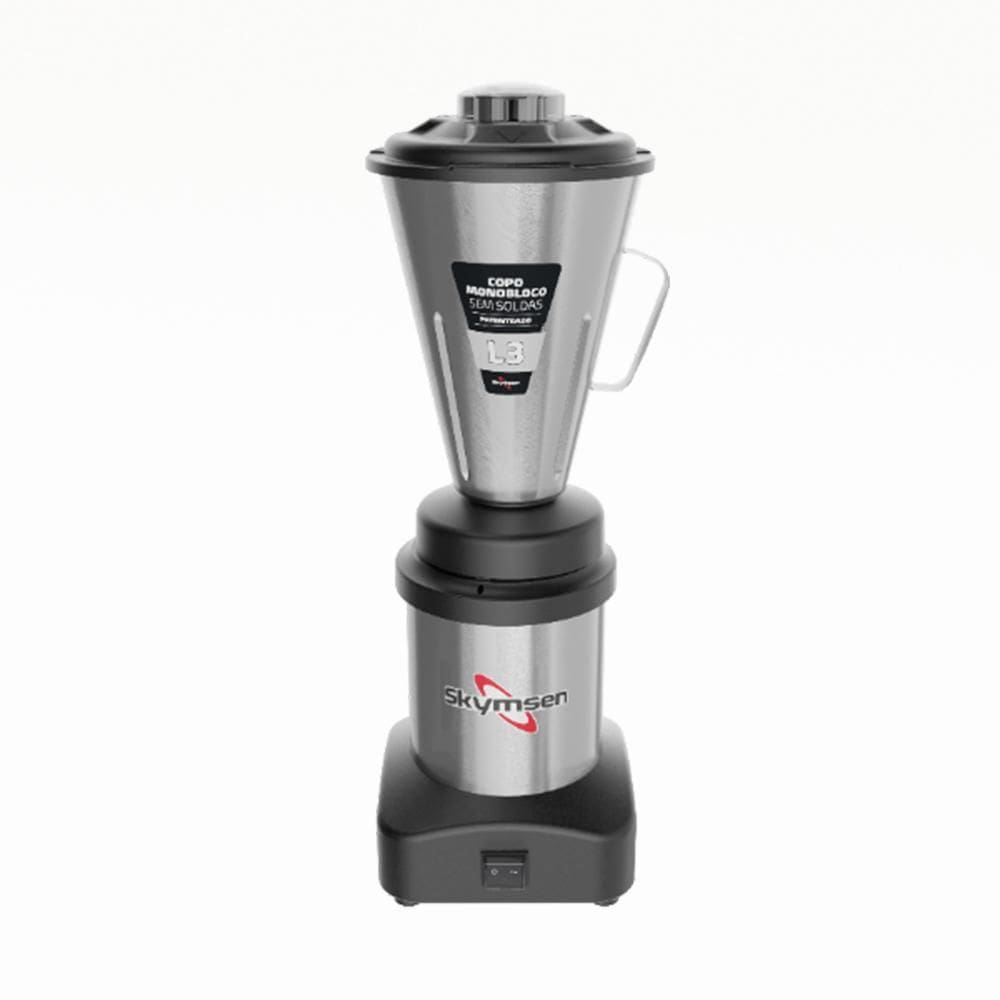 Liquidificador Industrial Monobloco Inox 3l Baixa Rotação 0,5cv L3 Bivolt - Skymsen 70979.4