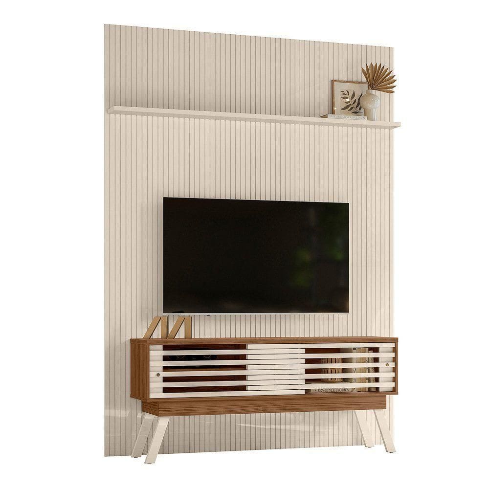 Combo Painel De 60 Polegadas + Rack Frizz New Premium - 7 Decor E Off White