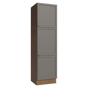Paneleiro 60 Cm 3 Portas Vik Madesa Rustic/cinza