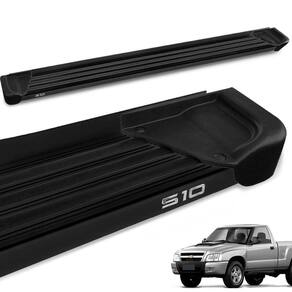 Estribo Lateral S10 Cs 1995 A 2011 Aluminio Preto A1