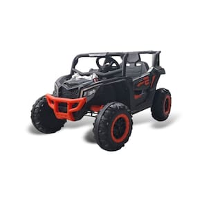 Quadriciclo Utv Elétrico Infantil Bang Toys 12v R3 Preto com Laranja Bivolt