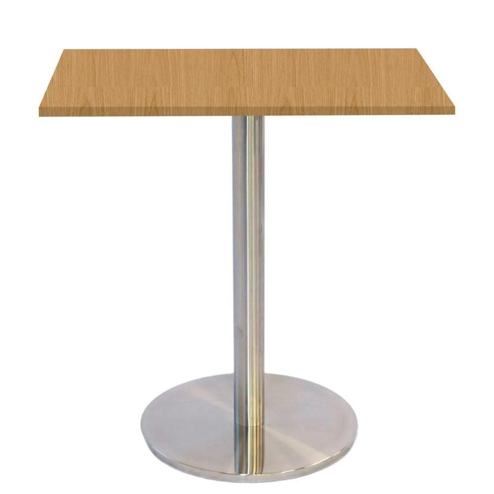 Mesa Bistrô Beta 112,50 Cm (alt) Disco Redondo Tampo Mdp Quadrado 70 Cm (larg) X 2,50 Cm (alt) Samba