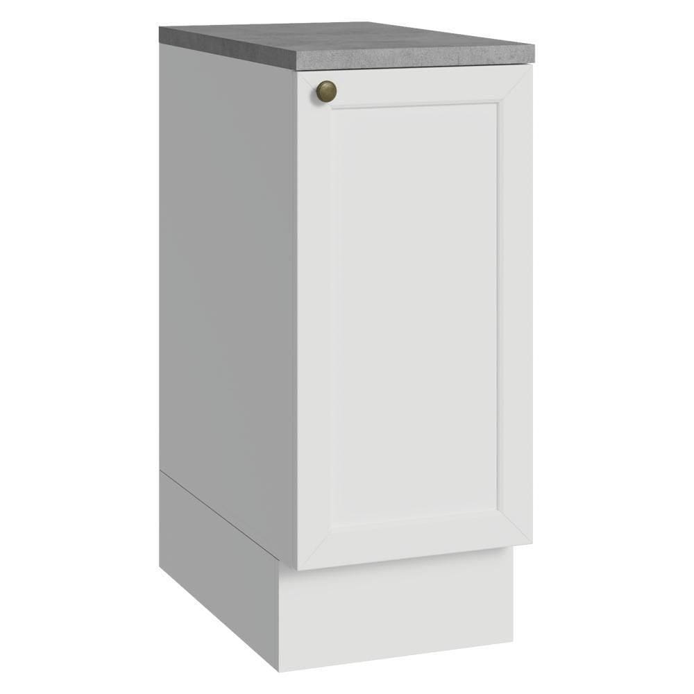 Balcão De Cozinha 35 Cm 1 Porta Branco Vik Madesa Branco