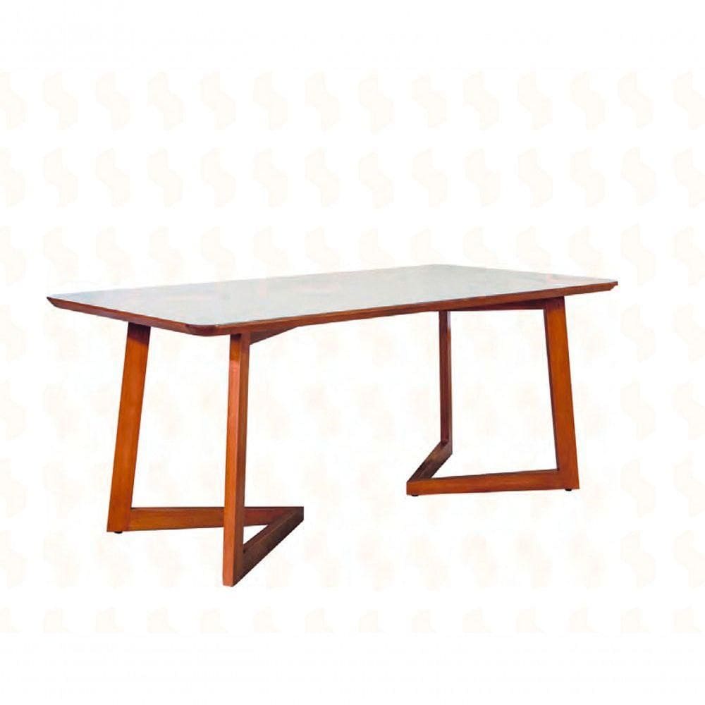 Mesa De Jantar Madeira Maciça - Luna-2,0x0,90m - Art Salas