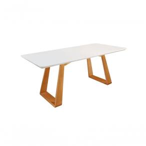 Mesa De Jantar Com Vidro Moderna Dalla -2,20 Star Móveis