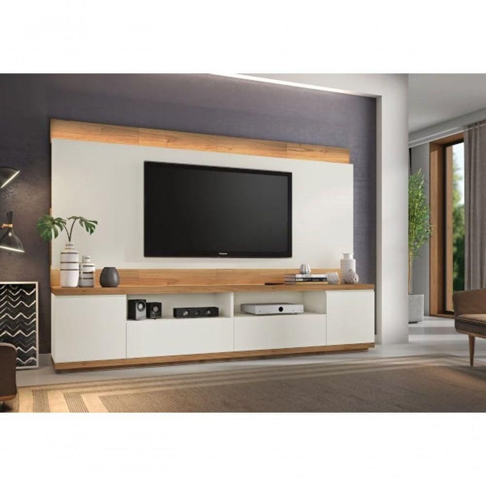 Home Para Sala De Moderno 2 Metros De Largura - Rubi - Móveis Montanhês