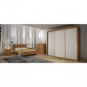 Guarda Roupa Casal 3 Portas 6 Gavetas - Palazzo-cumaru-fendi - Móveis Horizonte