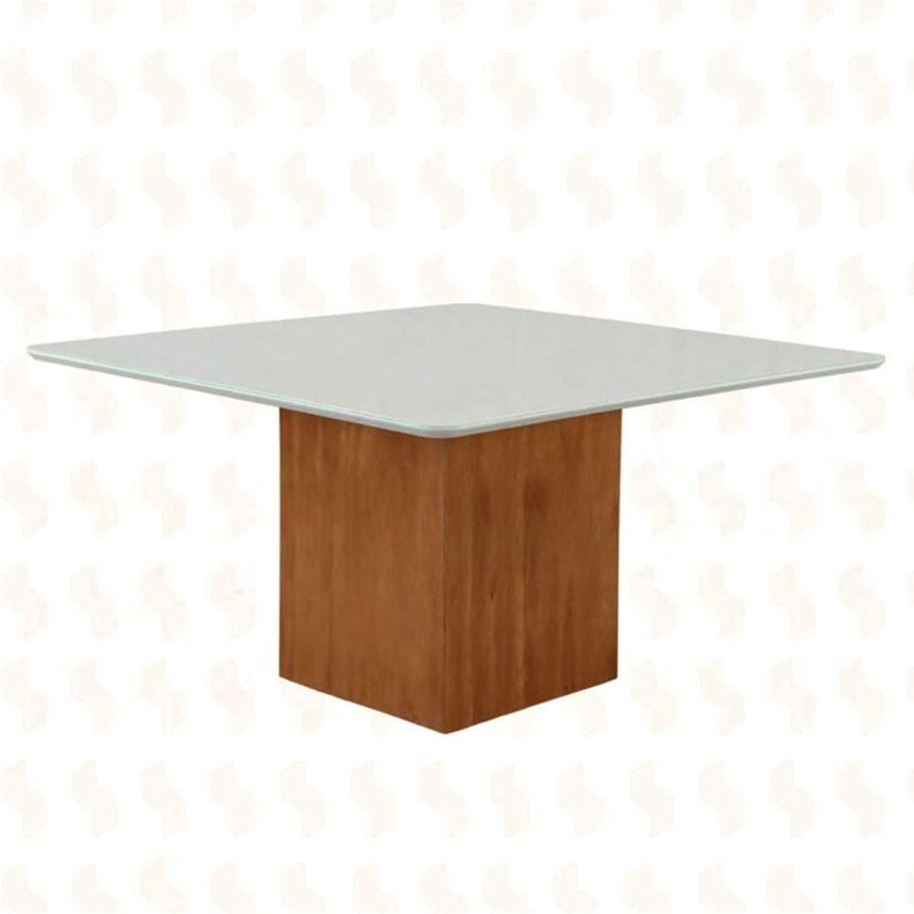 Mesa De Jantar Mdf Laminado - Alice-1,50x1,50m - Art Salas