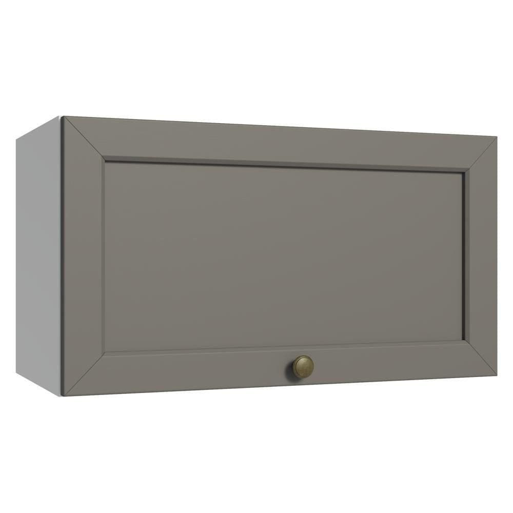 Armário Aéreo 60 Cm 1 Porta Basculante Branco/cinza Vik Madesa Branco/cinza