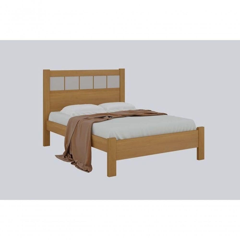 Cama Casal 100% Mdf - Primícia-cinamomo-off White - Móveis D`doro