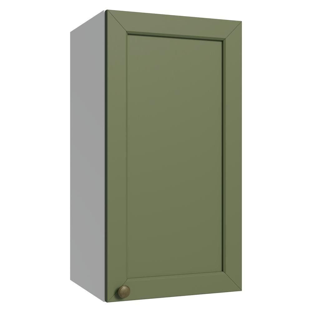 Armário Aéreo 35 Cm 1 Porta Branco/verde Vik Madesa Branco/verde