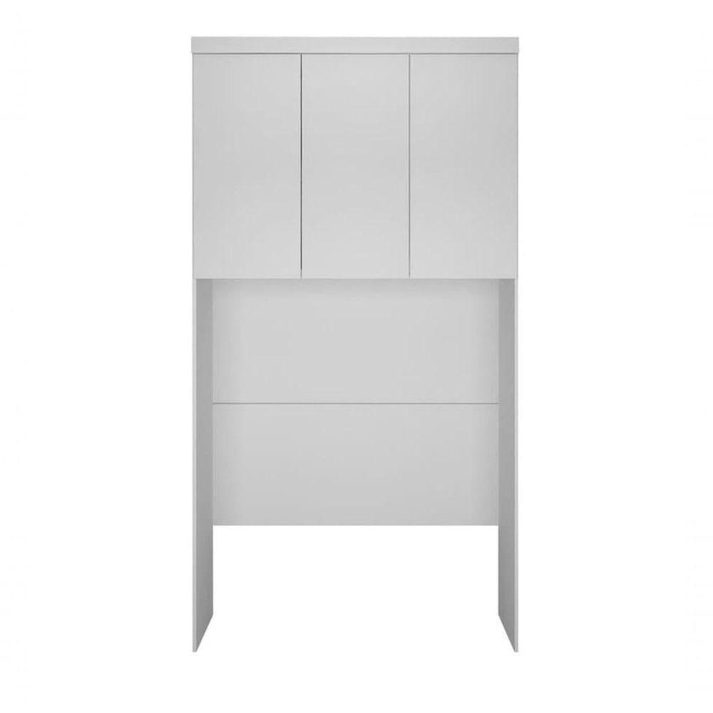Modulado Aéreo Solteiro 3 Portas - Rizon-branco - Móveis Horizonte