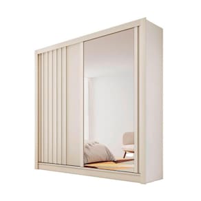 Guarda Roupa Ripado 4 Gavetas - Capri-off White - Made Marcs