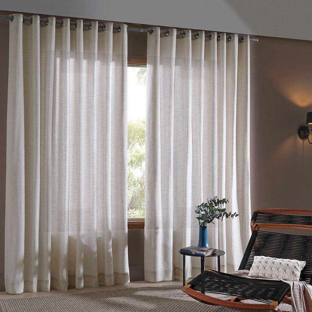 Cortina Duo Mônaco 4,20x2,80m Linho- Bella Janela