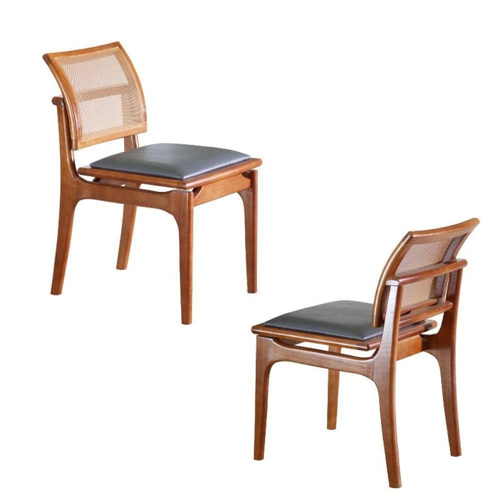 Cadeiras Para Mesa De Jantar Madeira Maciça - Zeus - Espresso Móveis
