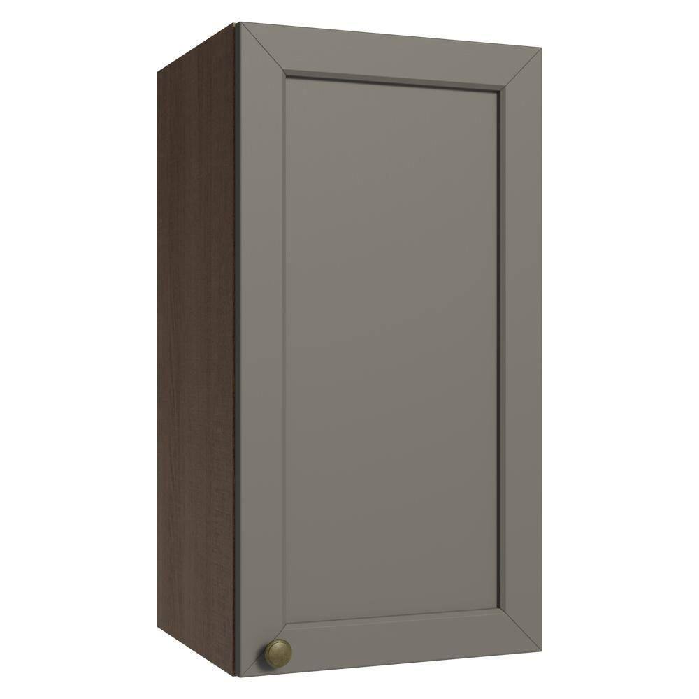 Armário Aéreo 35 Cm 1 Porta Rustic/cinza Vik Madesa Rustic/cinza