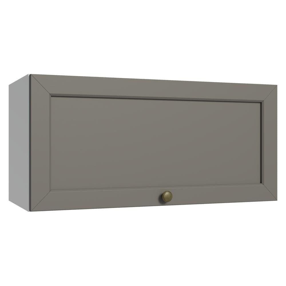 Armário Aéreo 70 Cm 1 Porta Basculante Branco/cinza Vik Madesa Branco/cinza