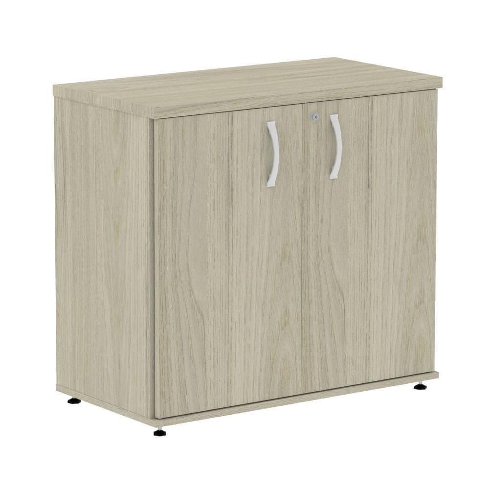 Armário Baixo P25 Pandin 80 Cm (largura) Em Mdp Cor Castanheira Natural Com 2 Portas 1 E Prateleira
