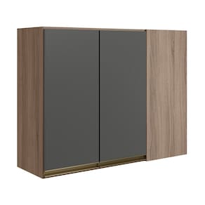 Armario Canto Reto 2P MDF 89cm Kali 12213 Carvalho Toq Chumb0 Nicioli