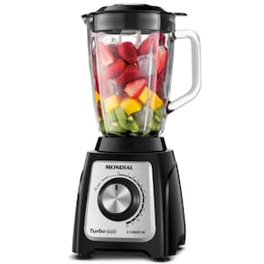 Liquidificador Mondial 1400W Jarra De Vidro Faca Removivel 127V