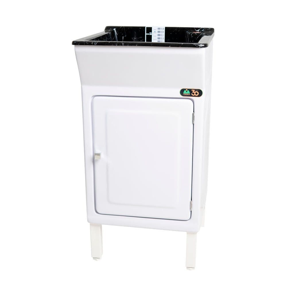 Tanque de Lavar Roupa Fiberblu Viena 20L Granitado Preto