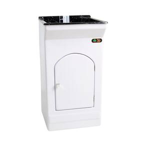 Tanque de Lavar Roupa Fiberblu Paris 20 Litros Granitado Preto