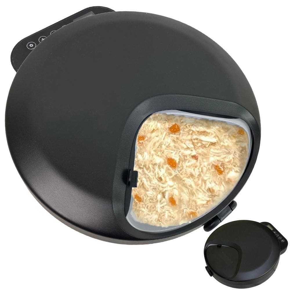 Comedouro Automatico Gato Cachorro Pet Animais Estimaçao Raçao Comida Petiscos Dieta Programavel Horario