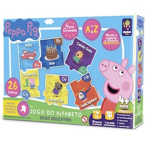 Jogo Educativo Alfabeto Da Peppa Pig Mimo - 2100
