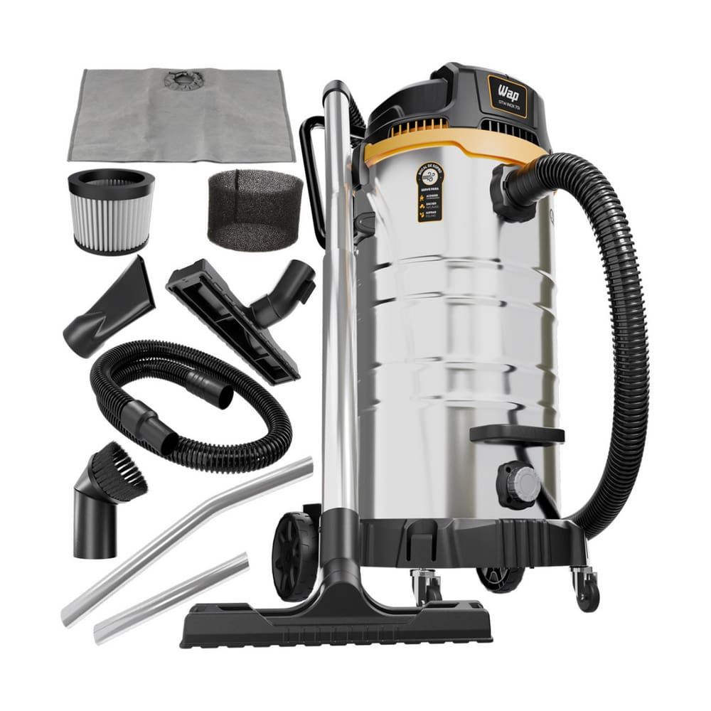 Aspirador De Pó Água Wap Profissional GTW Inox 70i 110V FW010523