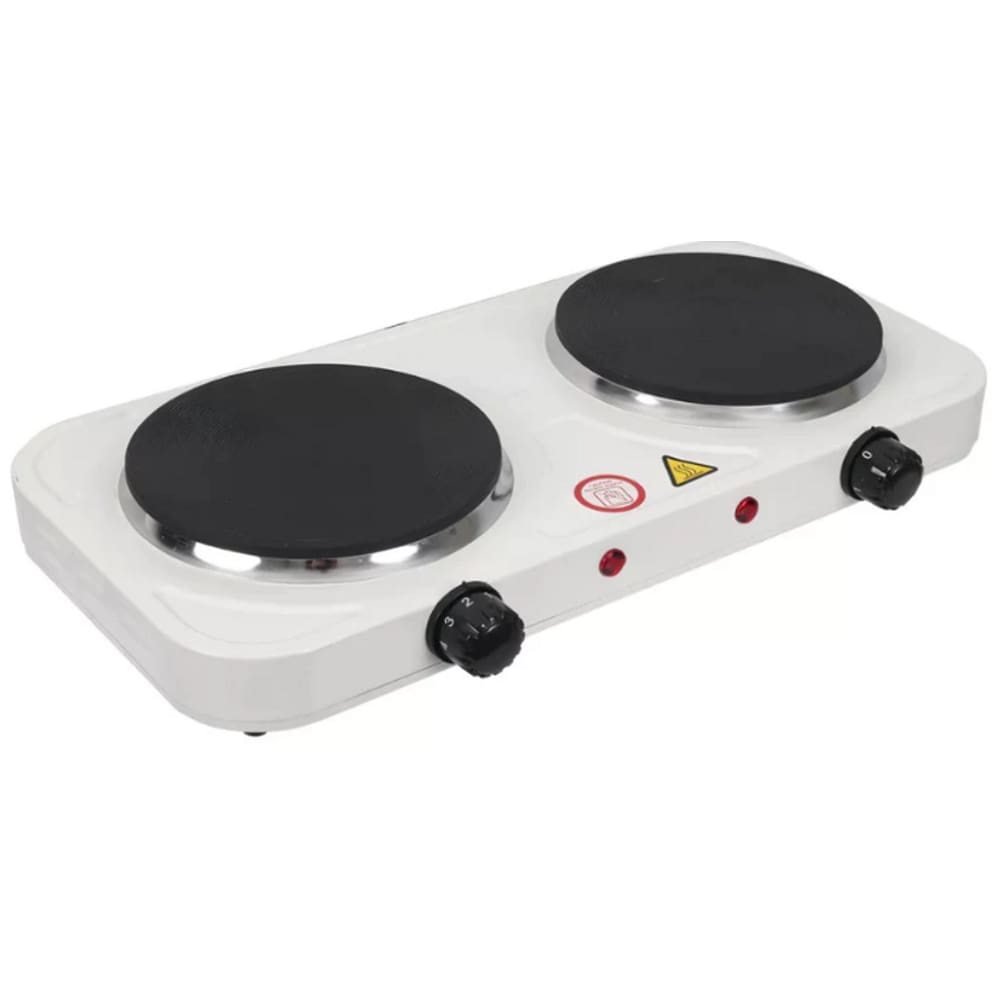 Fogao Eletrico Cooktop 2 Bocas 2000W Branco 127V