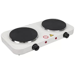 Fogao Eletrico Cooktop 2 Bocas 2000W Branco 127V