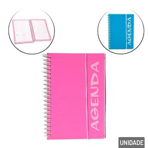 Agenda Permanente 120 FL Espiral Lisa Color