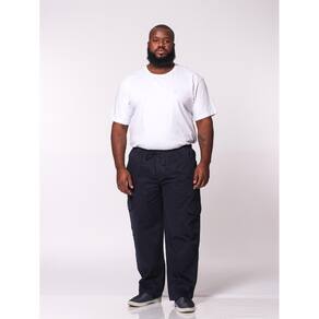 Calça Macaw 7868 Azul Marinho Plus Size Sarja [F075]