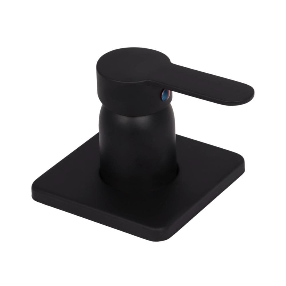 Acabamento de Misturador Monocomando Redondo para Banheiro Guaporé - Pingoo.casa - Preto