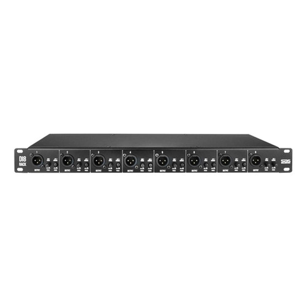 Direct Box Passivo Santo Angelo Di8 - 8 Canais | P10/XLR | Chave Ground/Lift | Rack 1U