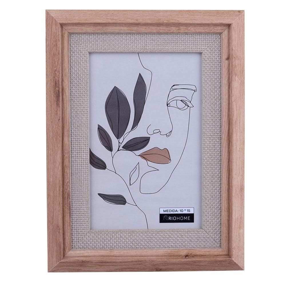 Porta Retrato Madeira 10x15cm Rio Home FOT004