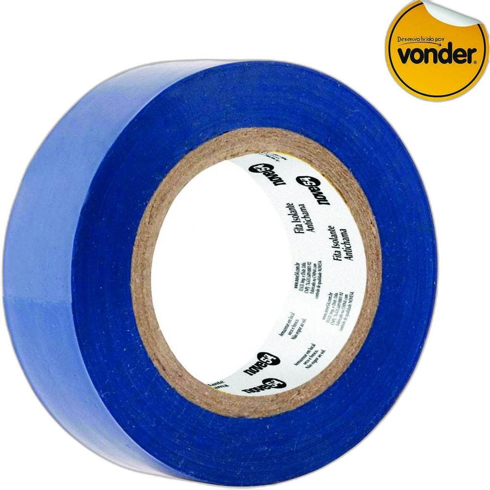 Fita Isolante Antichama 19Mmx10M Azul Nove54