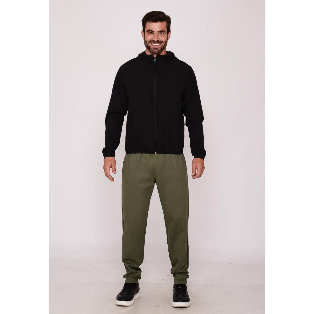 Jaqueta Masculina Corta Vento 7956 Preto [F075]