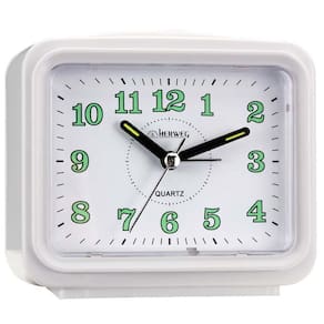 Despertador Quadrado Branco Quartz Herweg 2588 021