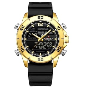 Relógio masculino esportivo digital dual display esportivo à prova d´agua