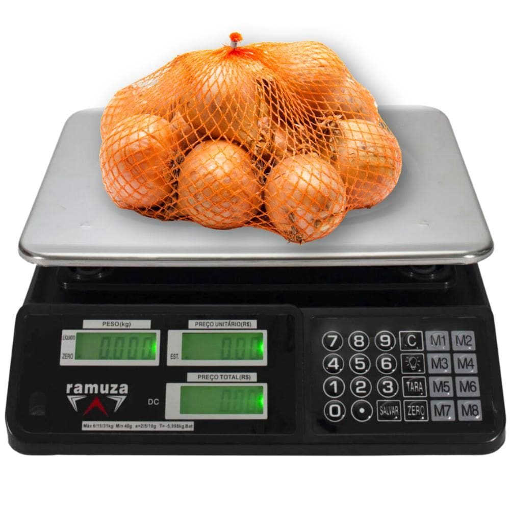Balança Computadora Digital 31kg Com Bateria 100h Duração Dcrcb8 Ramuza