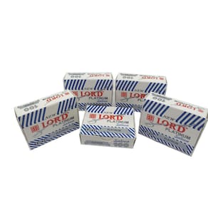 Kit 500 Lâminas De Barbear New Lord - Meia Laminas - Jc-022