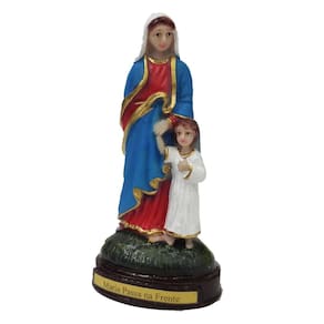 Imagem Escultura Maria Passa Na Frente 15 Cm Resina
