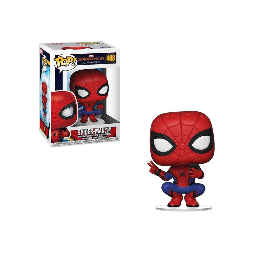 Funko Pop! Roupa de herói Marvel Spider-Man Far From Home