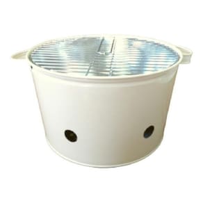 Churrasqueira A Carvão Bege Metal Gourmet 21 X 34