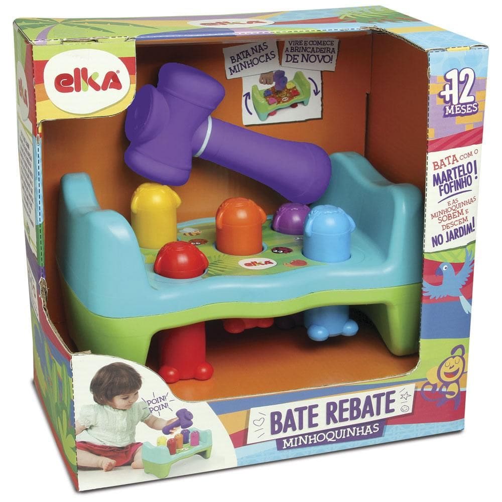 Jogo Bate Rebate Minhoquinhas Elka 1172