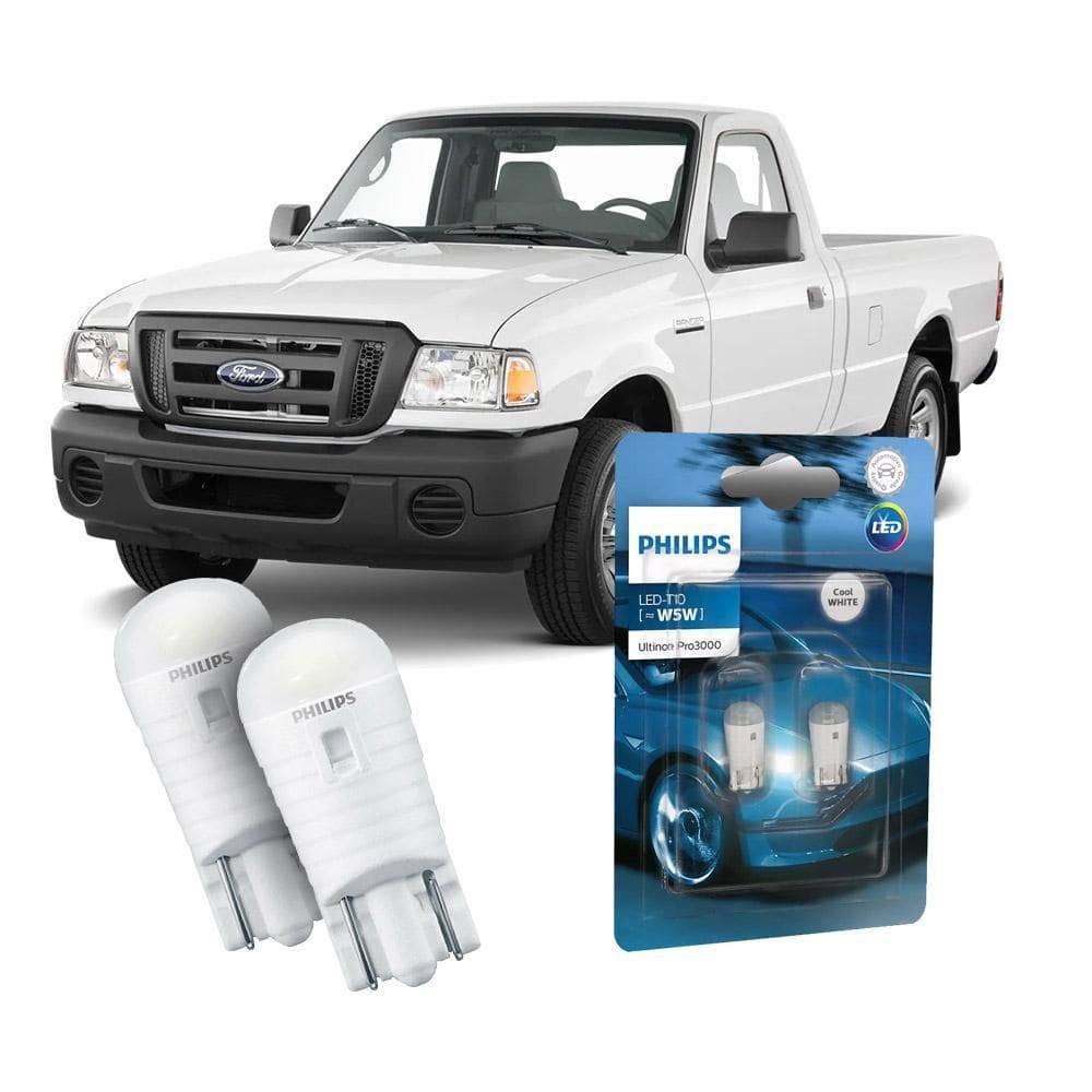 Par Lâmpada Led Farolete Ranger 2005/2009 Philips Ultinon